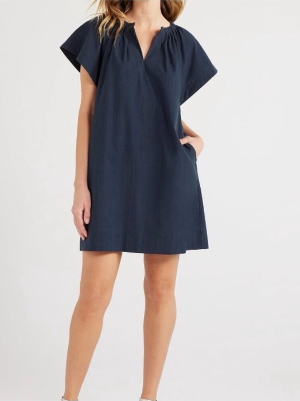 FREE ASSEMBLY Women's Flutter Sleeve Mini Dress - XL